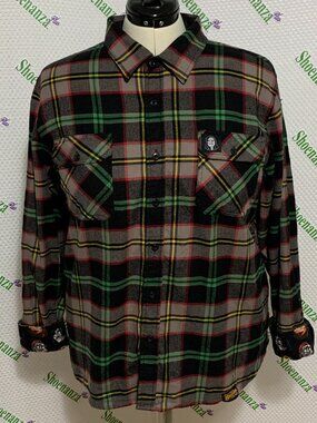 Middle Of Beyond Flannel Shirt Bill & Ted's Bogus Journey Keanu Reeves MOB 2XL